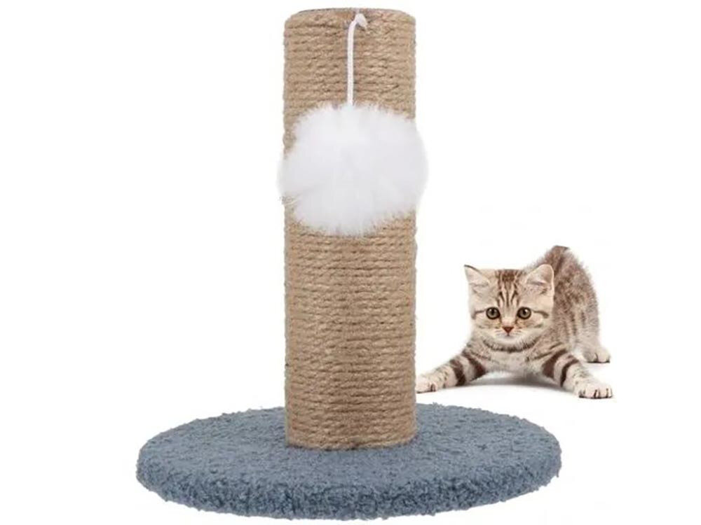 Drapak dla kota EXTRALINK Pet-768 Naturalna potrzeba drapania Sizalowy słupek  wspiera zdrowie pazurków i zapobiega niszczeniu wyposażenia domu