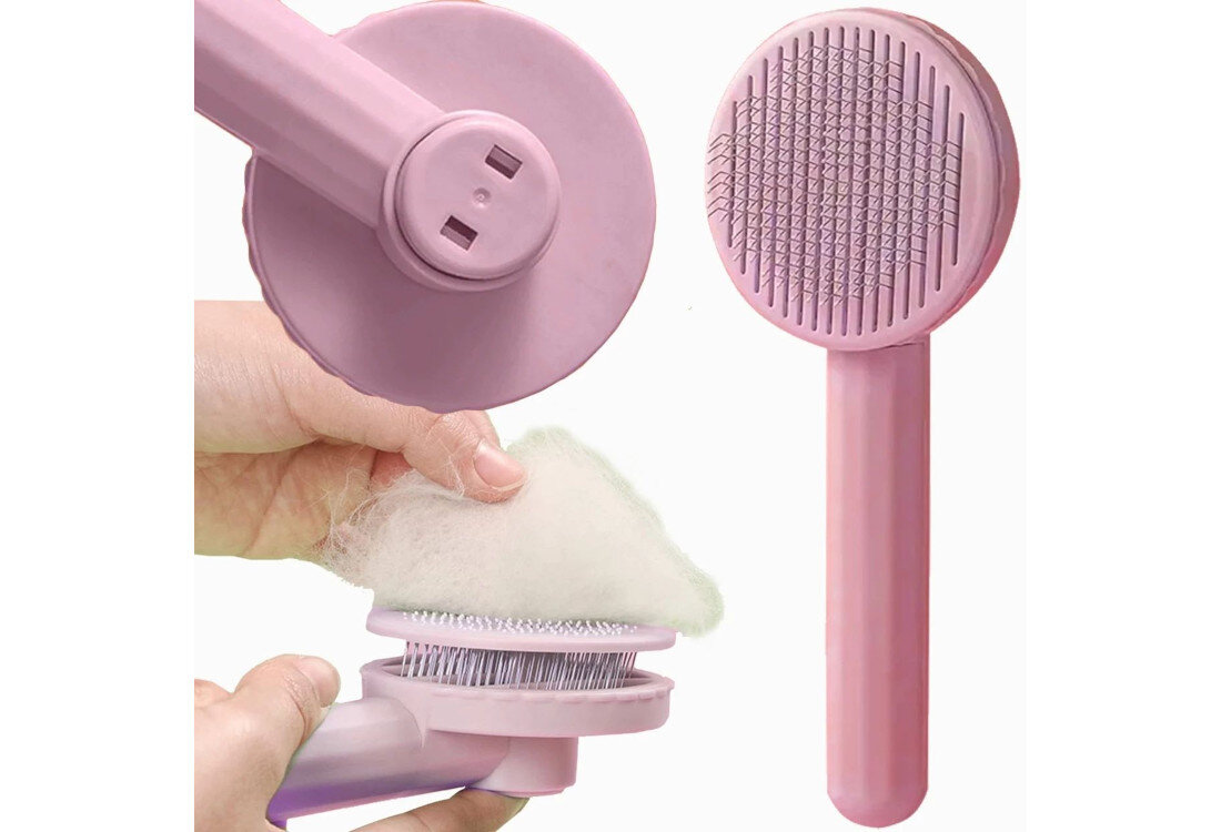 Szczotka do sierści EXTRALINK PET-817 wygląd prezentacja design wizualizacja Szczotka dla komfortu pupila