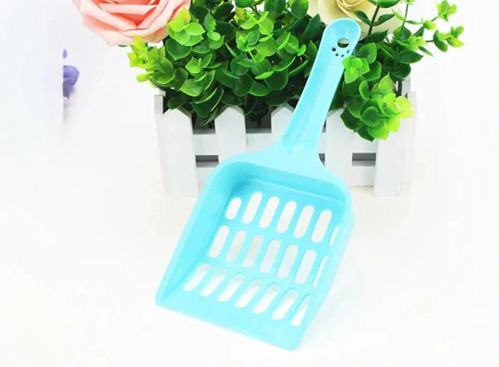 Łopatka do kuwety EXTRALINK Pet-850 Szybkie sprzątanie usprawnia usuwanie nieczystości  Otwory pozwalają oddzielić czyste granulki od odpadów