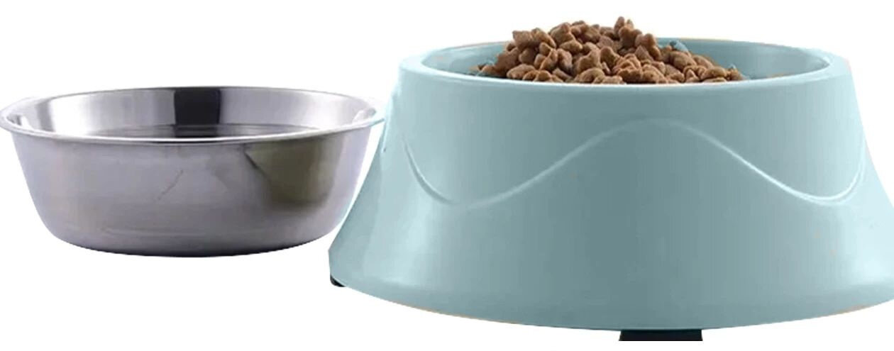 Miska EXTRALINK PET-823  z połączenia stali nierdzewnej i trwałego tworzywa sztucznego