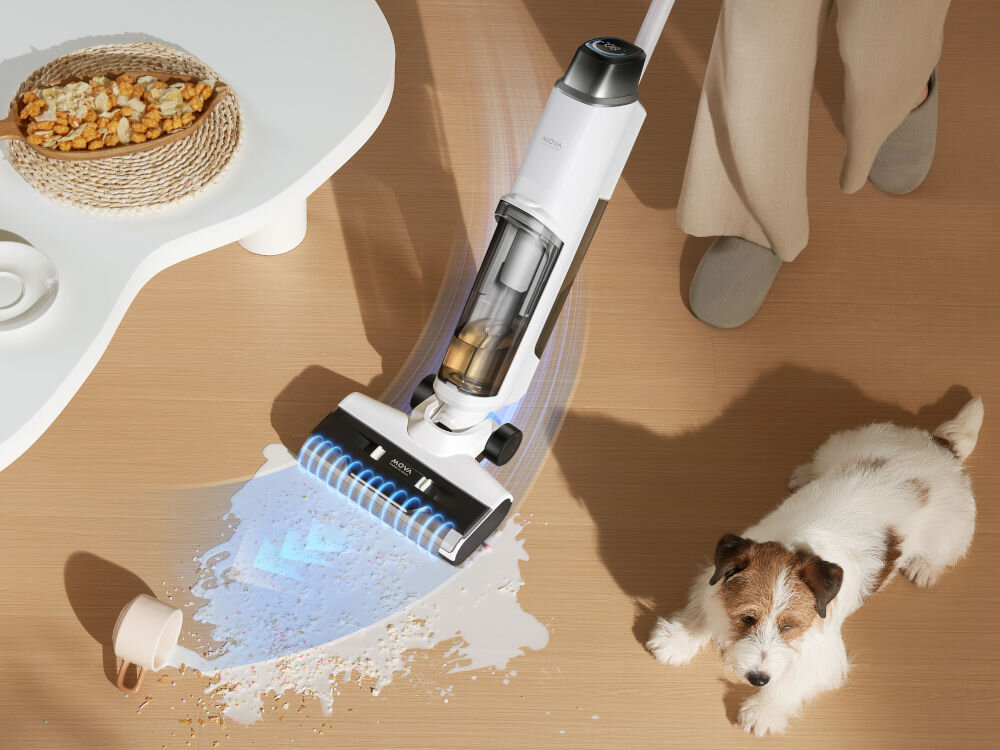 Odkurzacz MOVA K10 Pro tryb standard turbo ssania waga