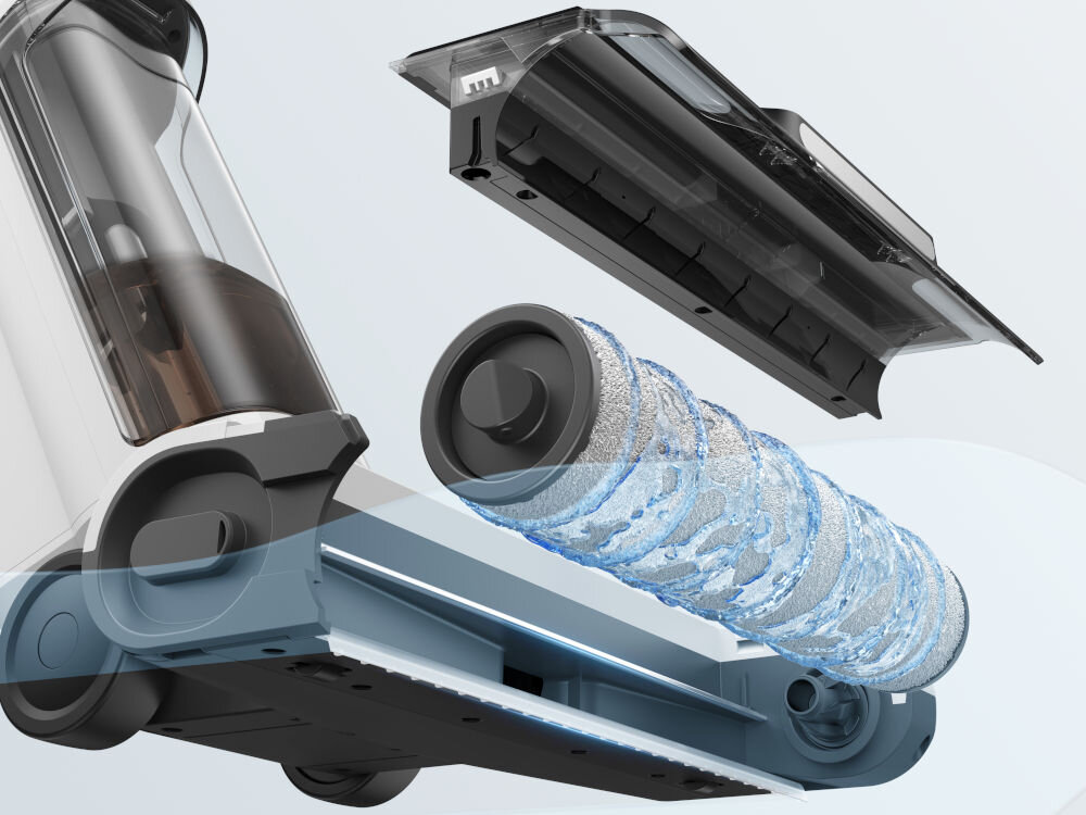 Odkurzacz MOVA K10 Pro podwójny skrobak czyszczenie