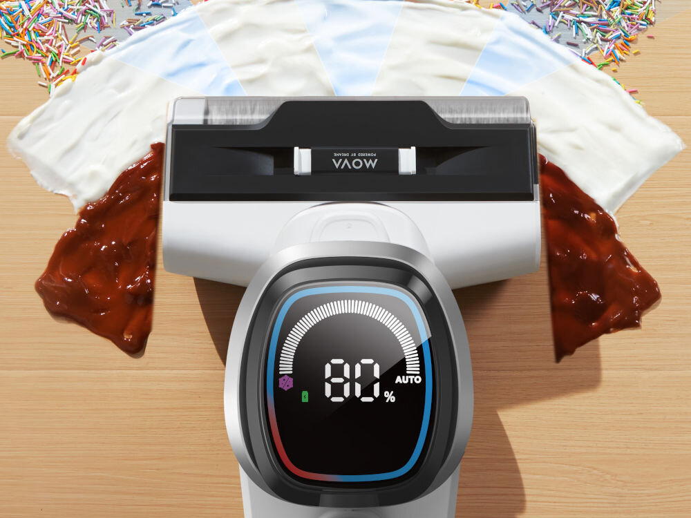 Odkurzacz MOVA K10 Pro wyświetlacz led komunikaty głosowe