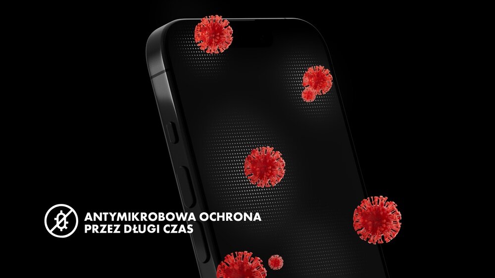 Szkło hartowane HAMMER GLASS Corning Ochrona przed mikrobami