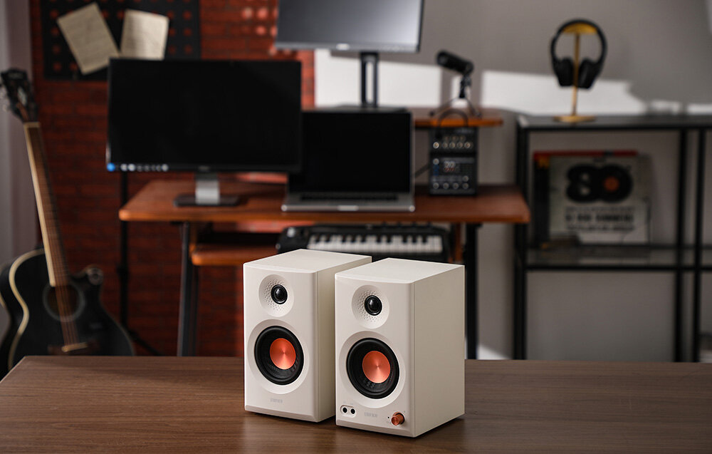 Głośniki EDIFIER MR3 bluetooth opcja polaczen interfejs audio