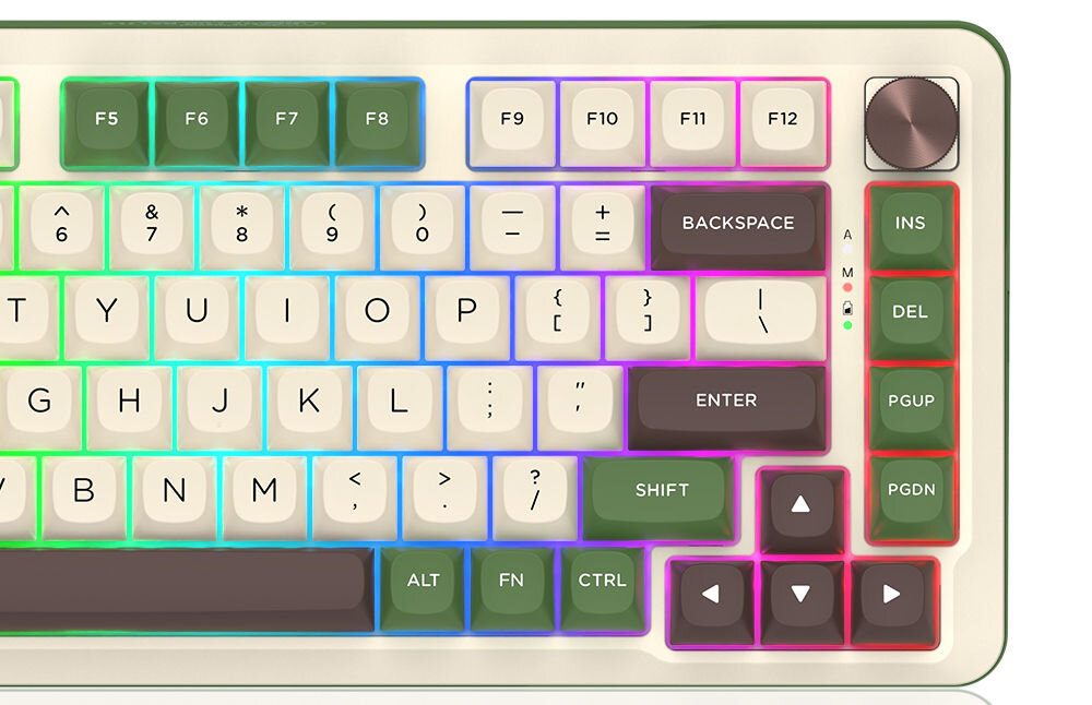 Klawiatura REDRAGON K681CCG-RGB-PRO Cyrus
efektowne podświetlenie RGB, 16,8 miliona kolorów, 15 wstępnie zaprogramowanych trybów, 7 jednolitych barw, możliwość regulacji jasności i prędkości efektu oddychania