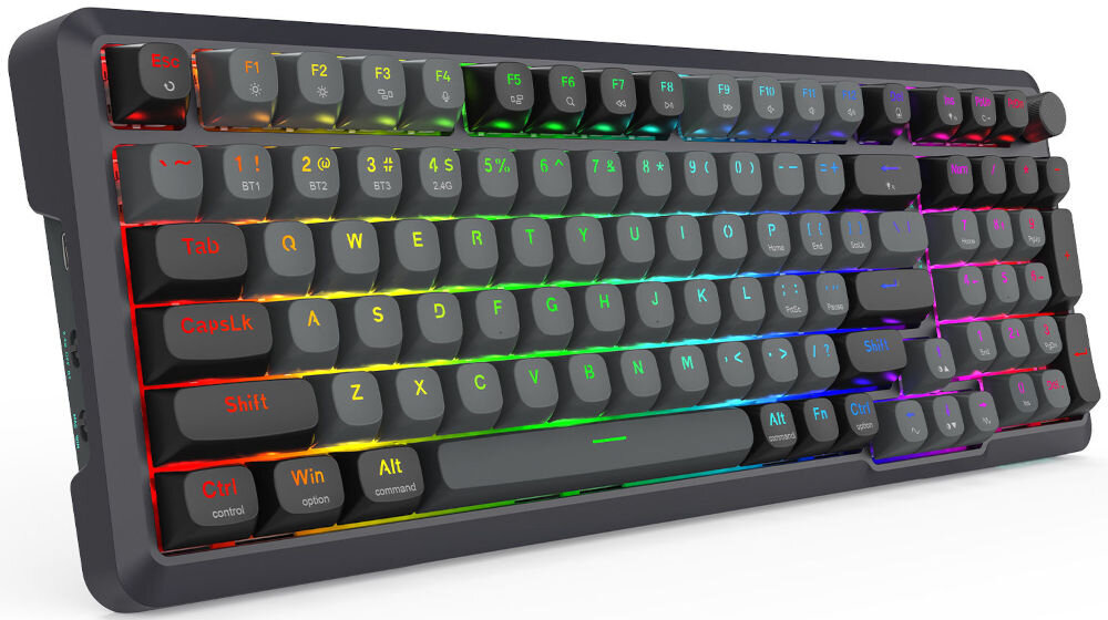 Klawiatura K688GB-RGB-PRO Bragi szybka wymiana przełączników, dzięki funkcji hot-swap,
swoboda personalizacji, produkt na białym tle