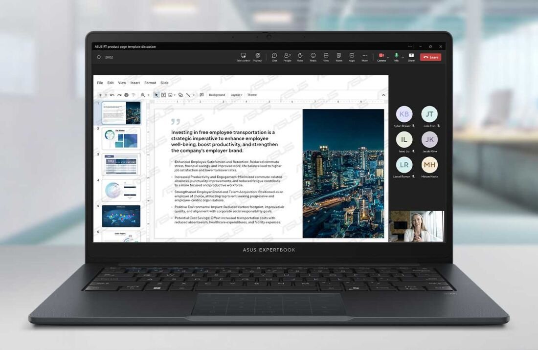 Laptop ExpertBook BM1 - Funkcja znaku wodnego ekranu