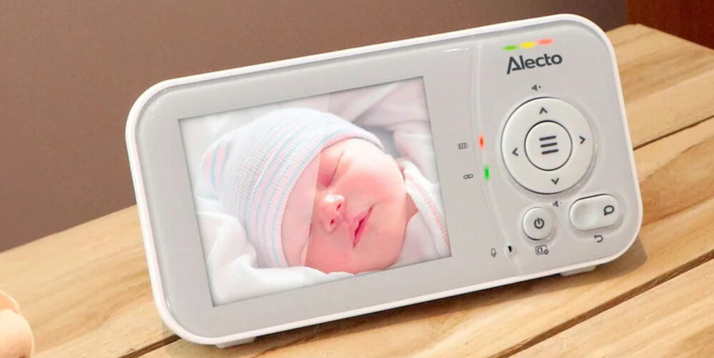 Niania elektroniczna ALECTO DVM2028 Funkcja VOX oszczędność energii monitor aktywacja Tryb Full Eco