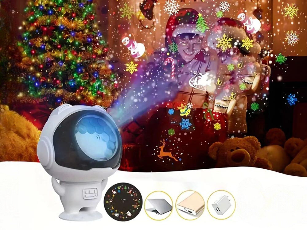 Projektor LED EXTRALINK BN-1223, USB, przenośny, kabel, podróż, prjektor wraz z możliwością ładowania z różnych źródel zasilania