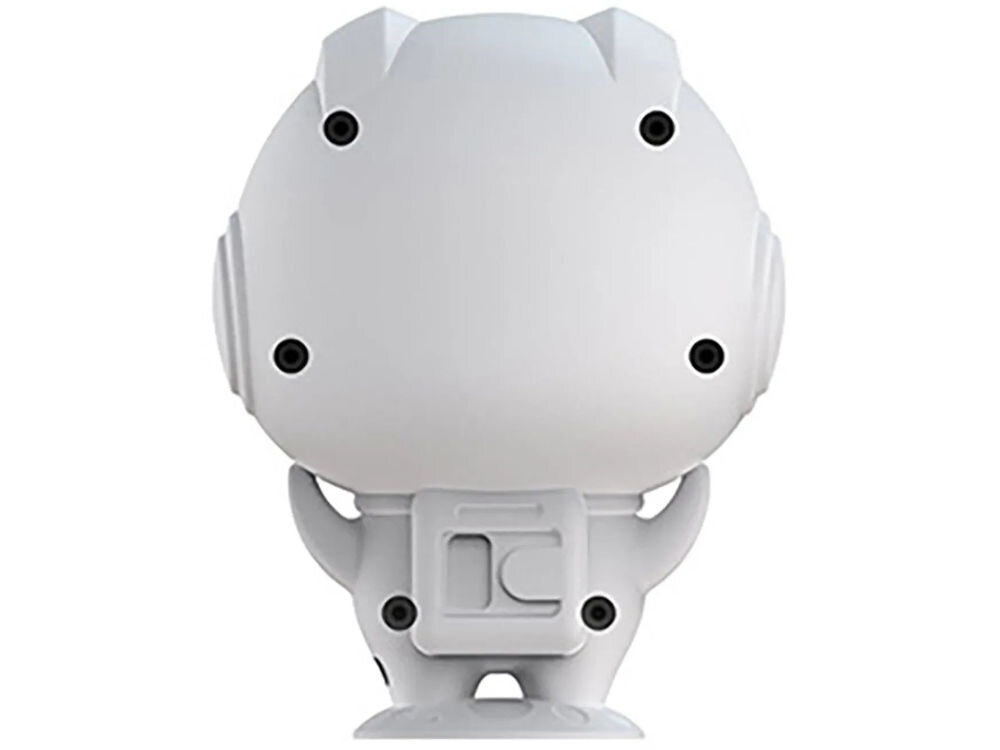 Projektor LED EXTRALINK BN-1223, montaż, USB, regulacja, start, na białym tle tył projektora frontem na wprost