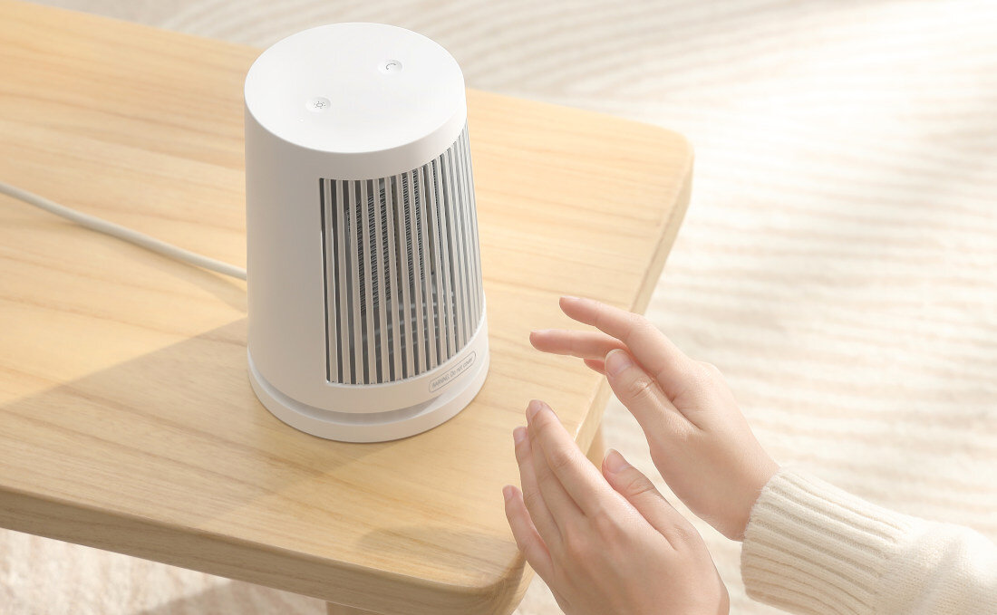 Termowentylator XIAOMI Desktop Heater moc napięcie częstotliwość temperatura zakres tryb gorącego powietrza tryb chłodzenia