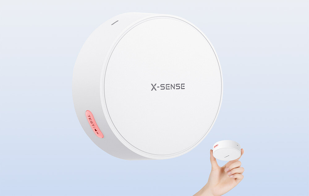 X-SENSE SAL51 dwóch wymiennych baterii AAA dwóch lat Łatwy montaż ścianie suficie