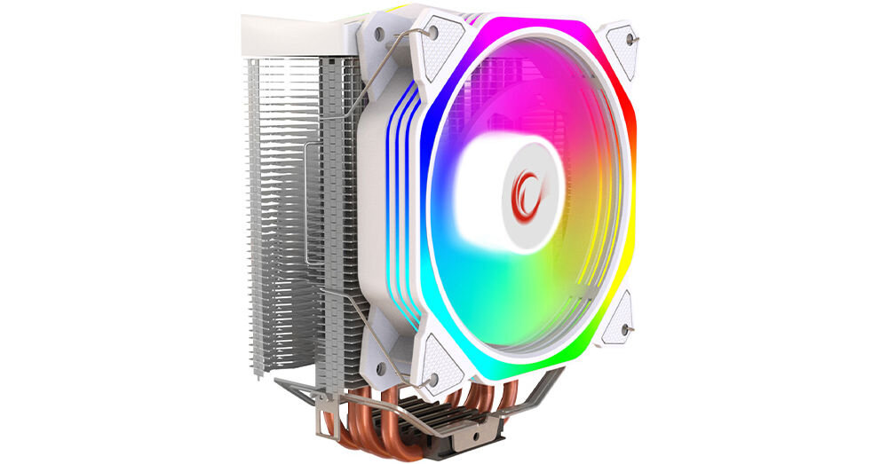 RAMPAGE Octagon C50 Chłodzenie procesora LGA 1700/AM5 1800RPM wentylator 120mm ARGB skuteczność efektywne chłodzenie wysoka wydajność chłodzenia lepsza efektywnośc komputera optymalne zarządzanie temperaturą