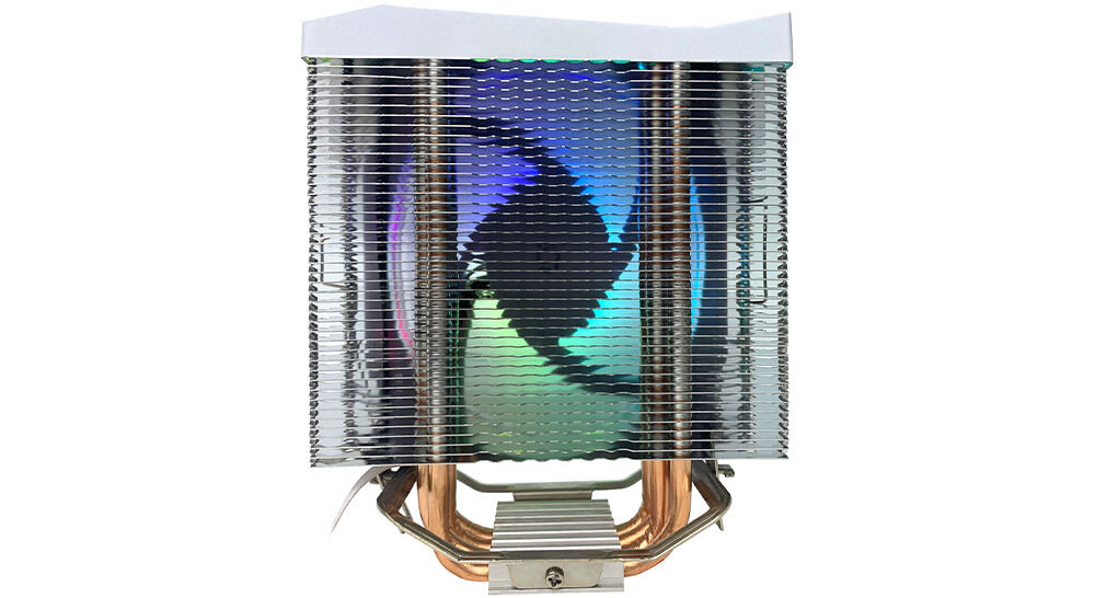 RAMPAGE Octagon C50 Chłodzenie procesora LGA 1700/AM5 1800RPM wentylator 120mm ARGB łatwośc montażu szybkie wygodne zainstalowanie chłodzenia konstrukcja mocowań dla mniej doświadczonych użytkowników łatwe zamontowanie chłodzenia