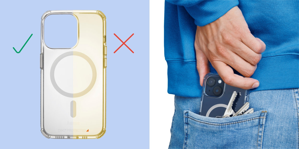 HAMA Extreme Protect MagCase twardością 4H chroni przed zarysowaniami zapobiega żółknięciu