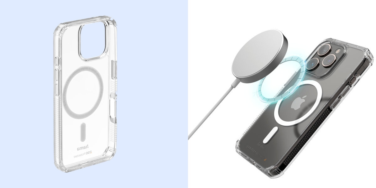 HAMA Extreme Protect MagCase magnetycznemu pierścieniowi kompatybilne z technologią MagSafe ładowanie bezprzewodowe