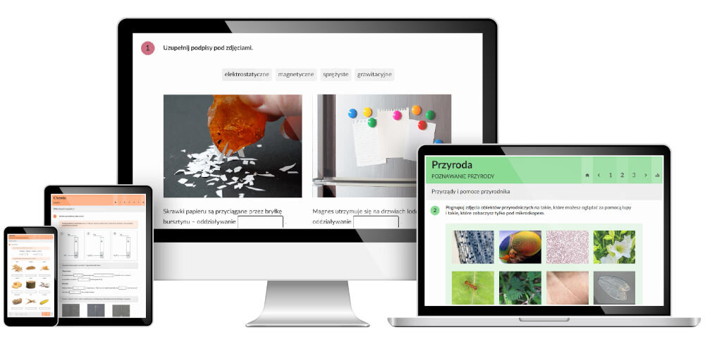 E-kod cyfrowy EduPaka Dom - interaktywne ćwiczenia przedmiotowe - Biologia Klasa 7 program otwarty na różnych urządzeniach laptop komputer tablet smartfon