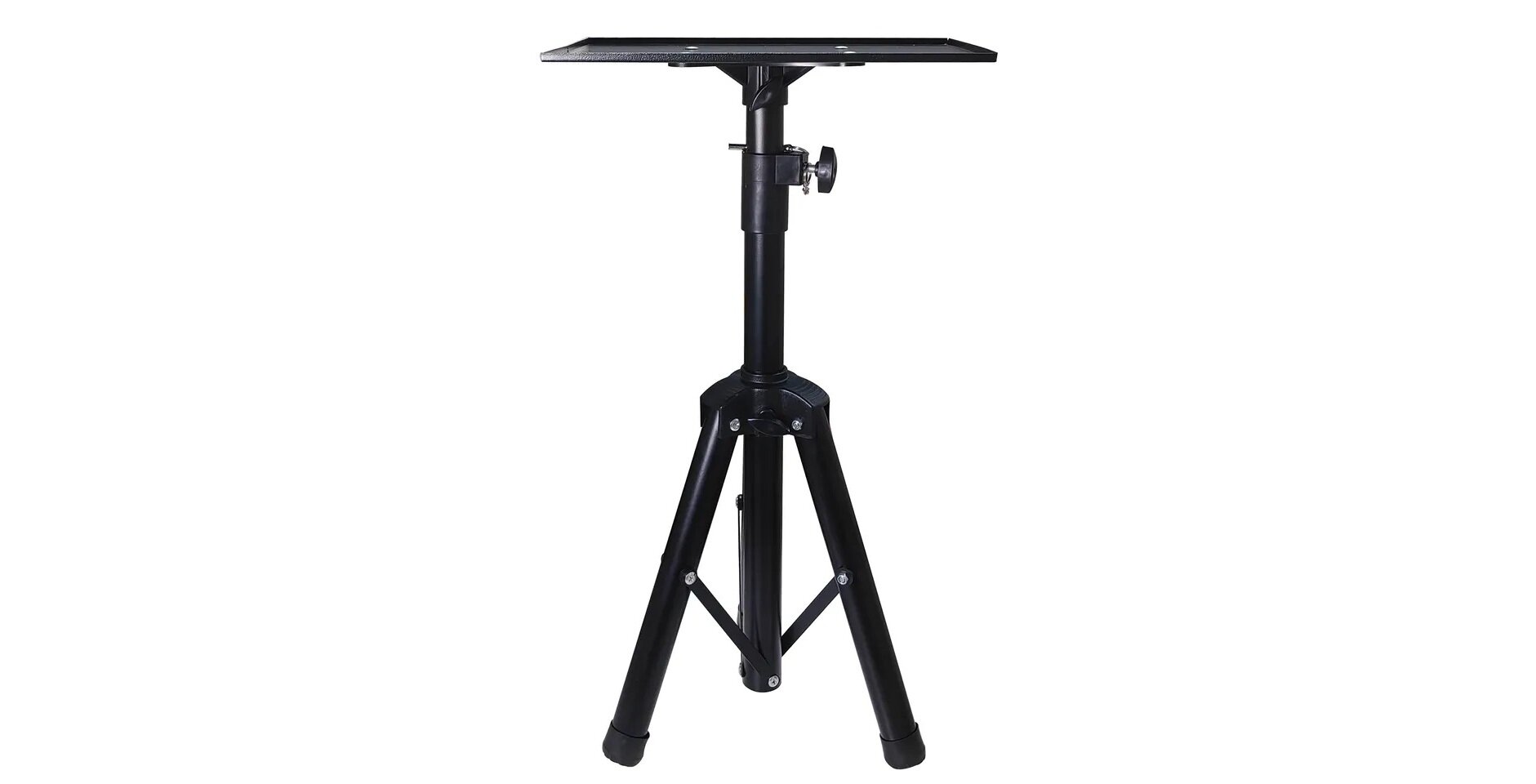 Stojak pod projektor EXTRALINK PFS-001 regulacja 60-120 cm stabilna trójnożna konstrukcja do biura i domu, stojak na białym tle