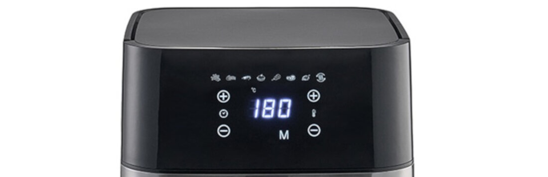 Frytownica beztluszczowa LAFE MasterFry Air Fryer 7 automatycznych programów ustawienia parametry dostosowanie