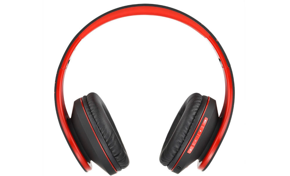 PowerLocus P2 dźwięk Hi-Fi - Przetworniki 40 mm, pasmo 20 Hz – 20 kHz, słuchawki nauszne od frontu na białym tle