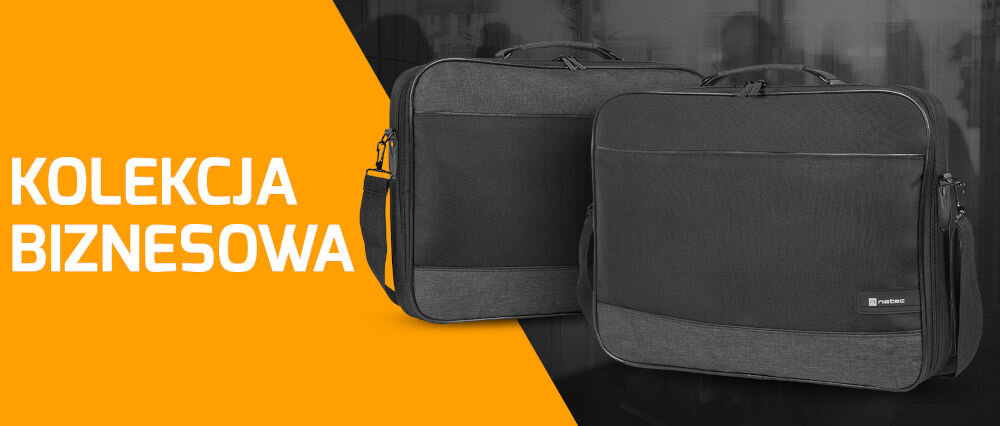 Torba na laptopa NATEC Impala 2 15.6 cali Czarny klasyczny minimalistyczny design stonowane kolory precyzyjne przeszycia wysokiej jakości materiały