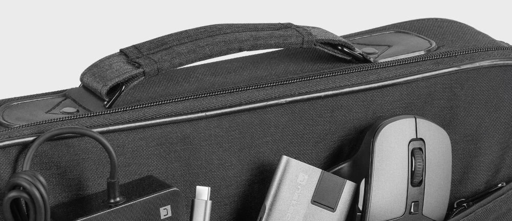 Torba na laptopa NATEC Impala 2 15.6 cali Czarny pomieści laptopa do 15,6” przednia kieszeń zapinana na zamek