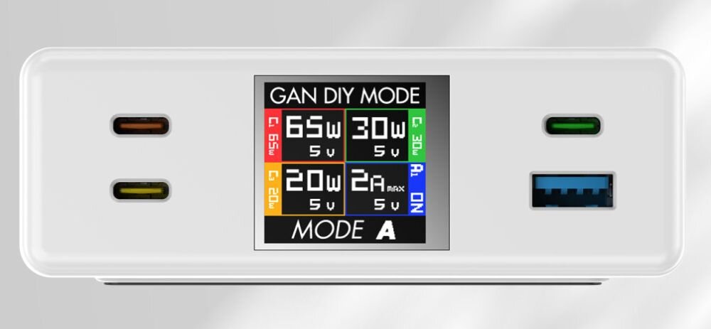 4SMARTS DIY Mode GaN 130 W - stacja na szarym tle
