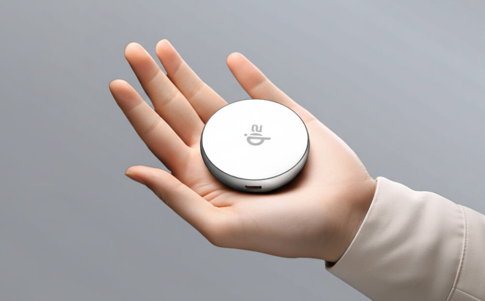 Ładowarka indukcyjna 4SMARTS Kickstand 15W Srebrna kompaktowa lekka konstrukcja, wytrzymała, kompaktowe wymiary