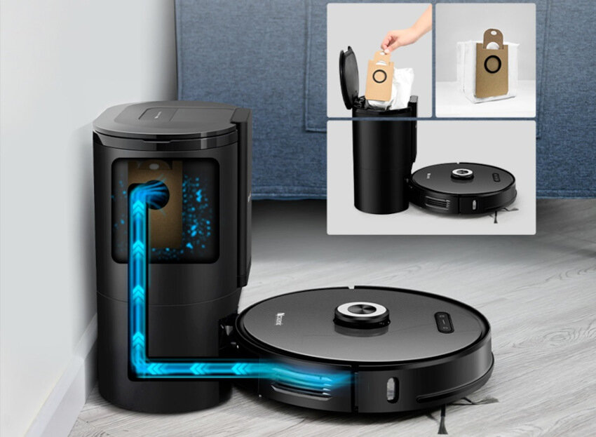 Robot sprzatajacy PROSCENIC M8 Pro automatyczne oproznianie zbiornika