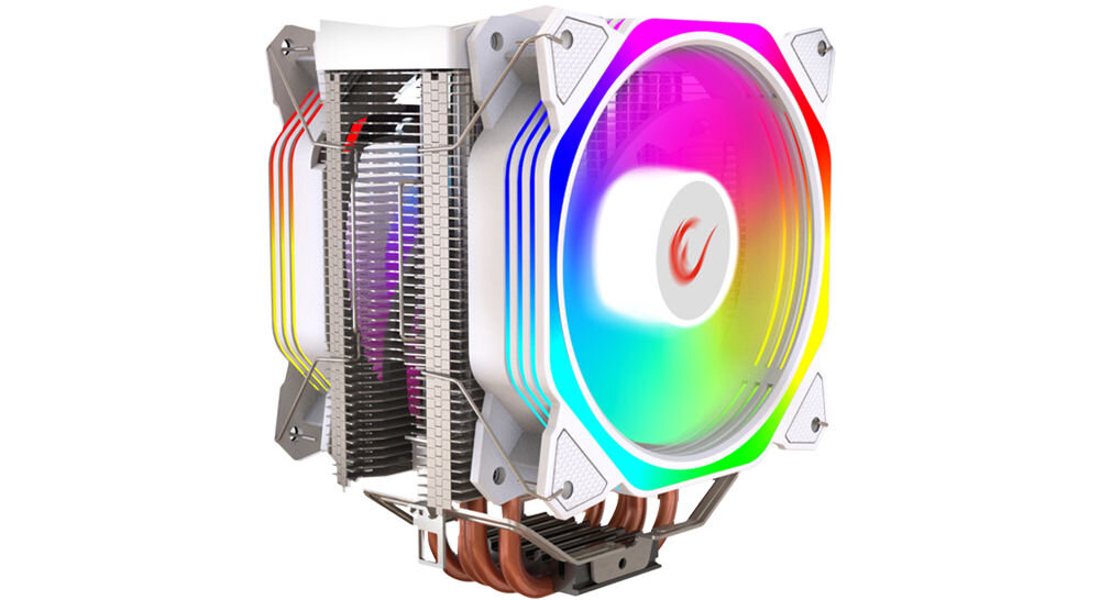 RAMPAGE Octagon C60 Chłodzenie procesora LGA 1700/AM5 1800RPM 2 wentylatory 120mm ARGB zadbaj o komponenty