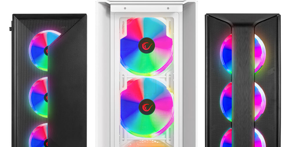RAMPAGE Coolwind F3 Chłodzenie procesora CPU 3 wentylatory 120mm ARGB + kontroler trzy wentylatory srednica 120 mm efektywny system chłodzenia odpowiedni przepływ powietrza 38 CMF działanie w harmonii intensywne użytkowanie komputera optymalna temperatura stabilność wydajność systemu