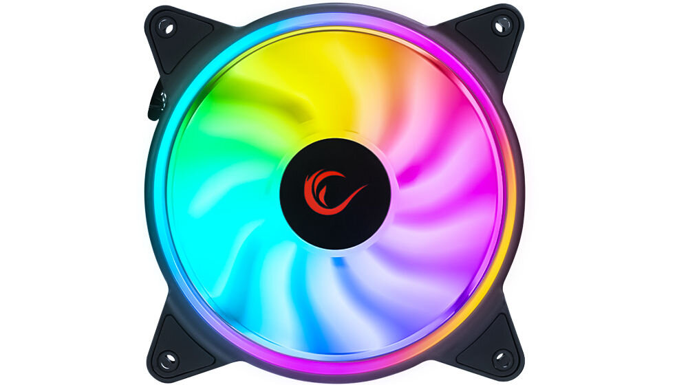 RAMPAGE Coolwind F3 Chłodzenie procesora CPU 3 wentylatory 120mm ARGB + kontroler granie w wymagające gry rendering grafiki obróbka wideo trzy wentylatory utrzymanie optymalnej temperatury stabilna praca komputera