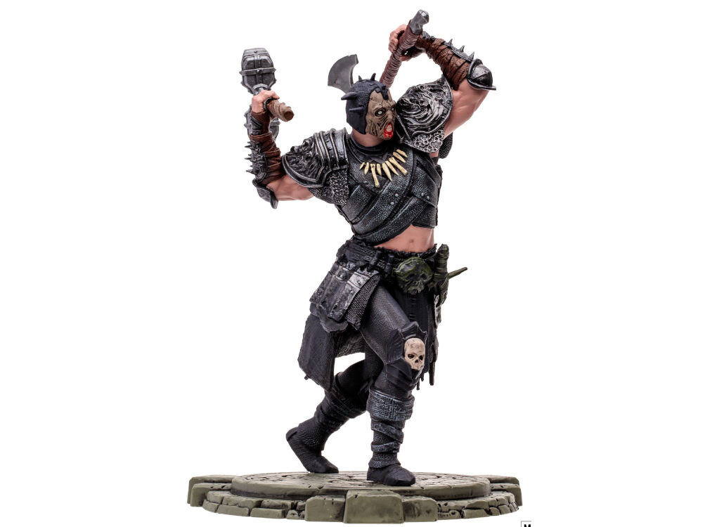 Figurka MCFARLANE Diablo 4 Action Barbarian wysokość ok. 15 cm skala 1:12 wzorowana na postaci z Dialo IV