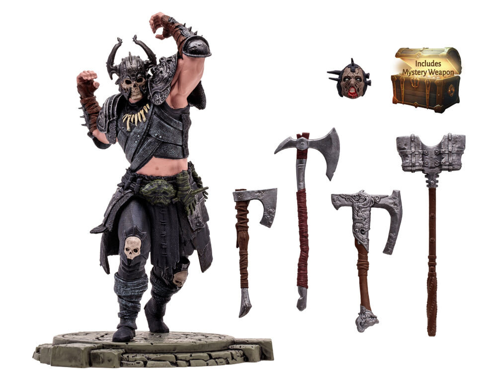 Figurka MCFARLANE Diablo 4 Action Barbarian cechy charakterystyczne