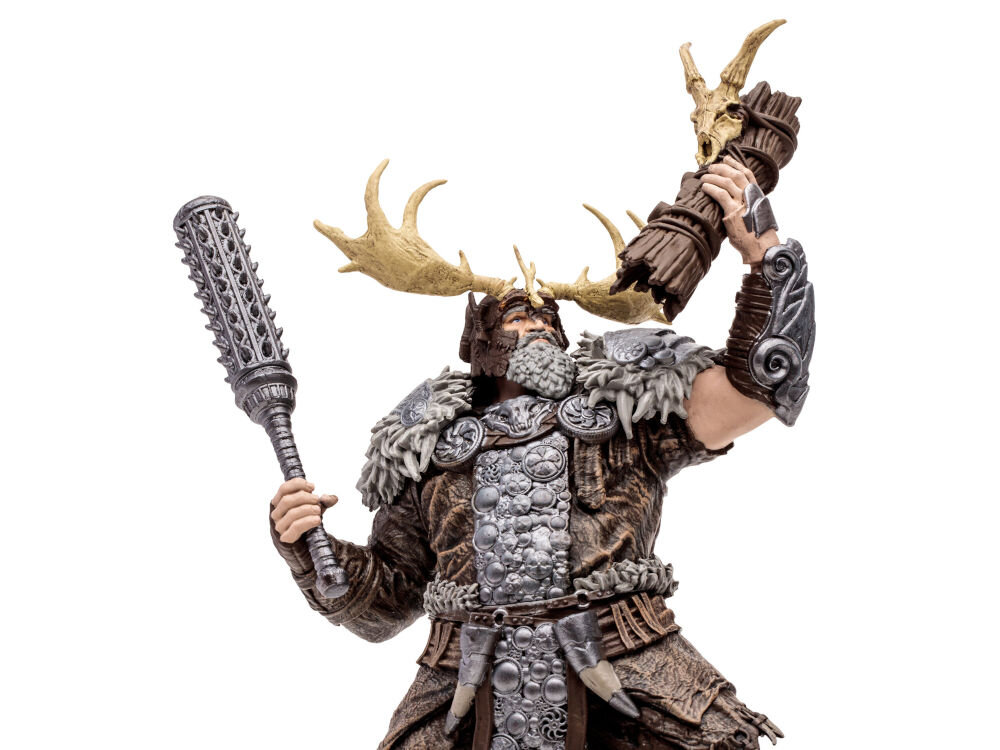 Figurka MCFARLANE Diablo 4 Action Druid statyczna wysoka ilość detali wierne malowanie osadzona na podstawce ekspozycyjnej