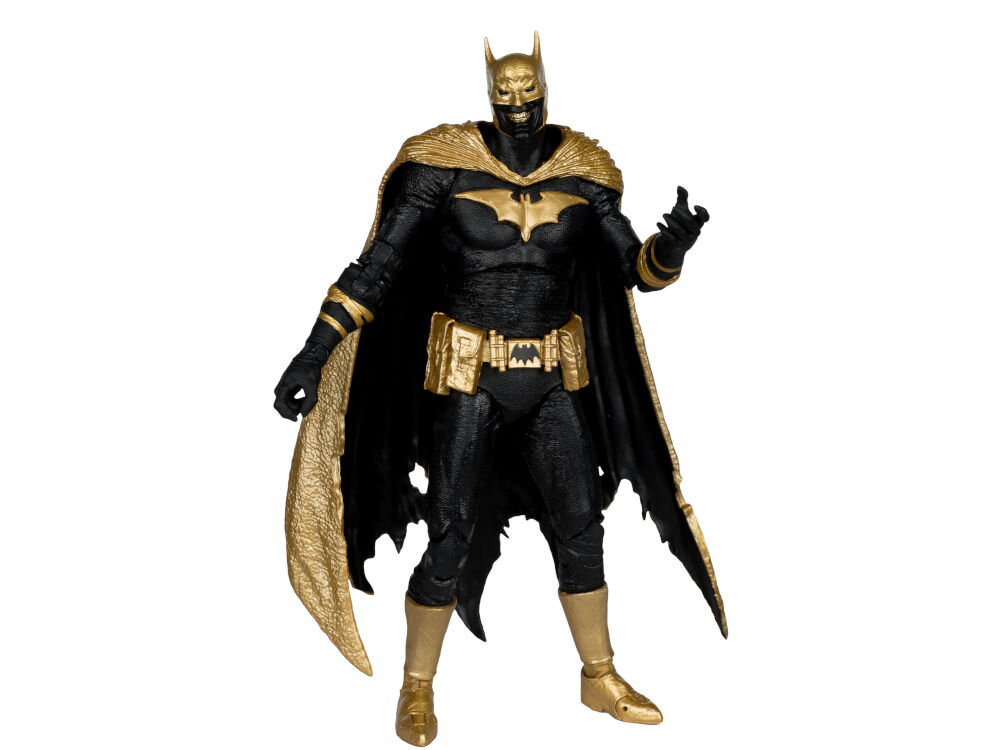 Figurka MCFARLANE DC Multiverse Batman of Earth-22 czarno-złota dekoracja wykonana w technologii Ultra Articualtion 22 ruchome części