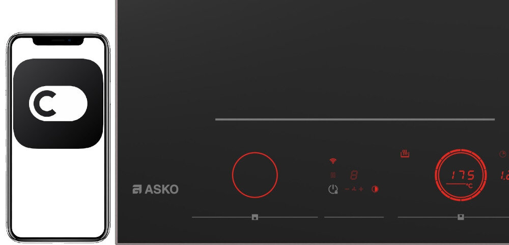Płyta indukcyjna ASKO HID352GC Zdalne sterowanie aplikacja smartfon przepisy