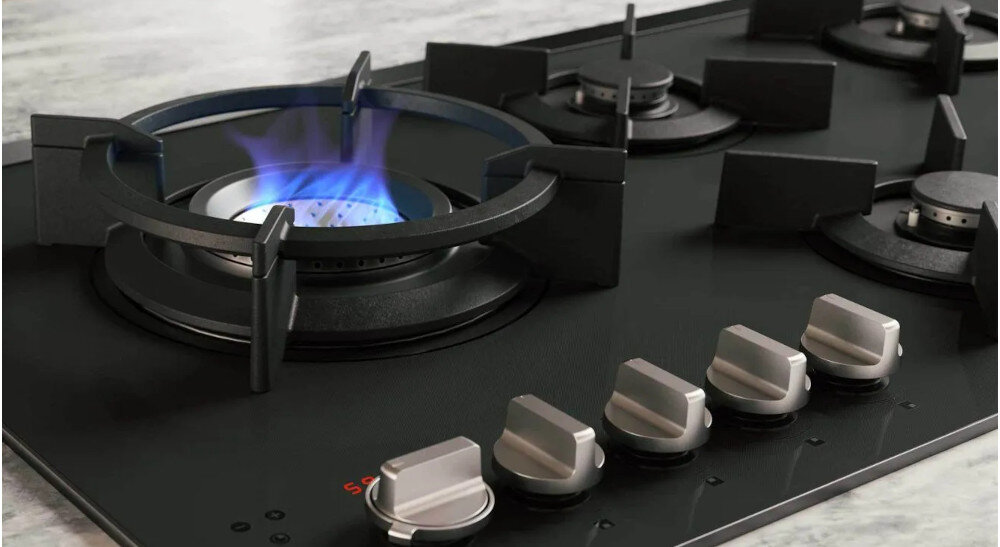 Płyta gazowa ASKO HG8313BGB1 palnik wok moc Volcano precyzja efektywność wydajny palnik mniejsze zużycie gazu