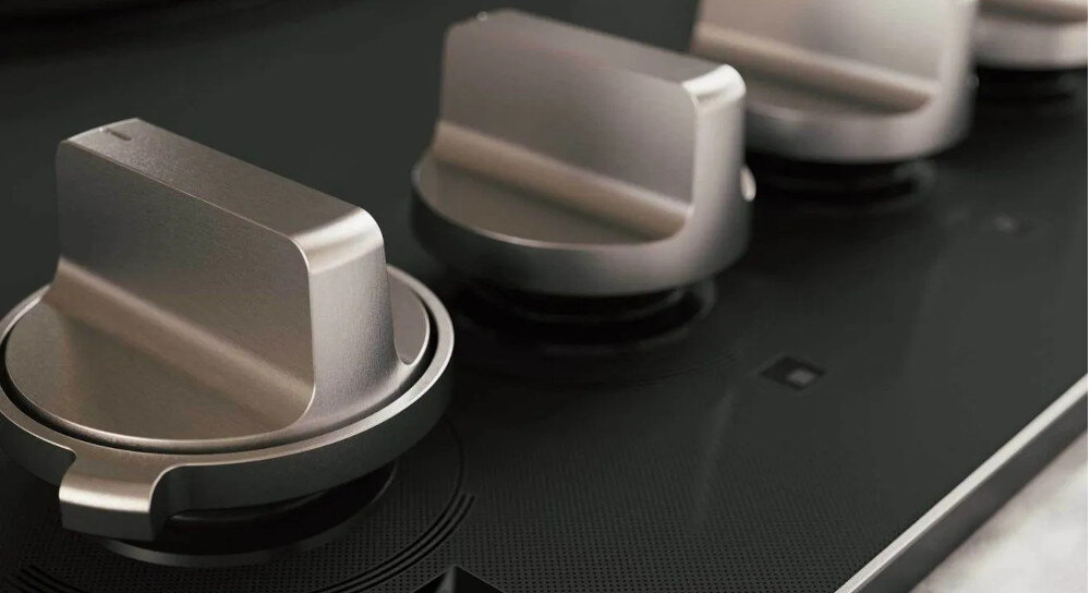 Płyta gazowa ASKO HG8313BGB1 Łatwe do czyszczenia szklana powierzchnia żeliwny wspornik powłoka metalowe pokrętła