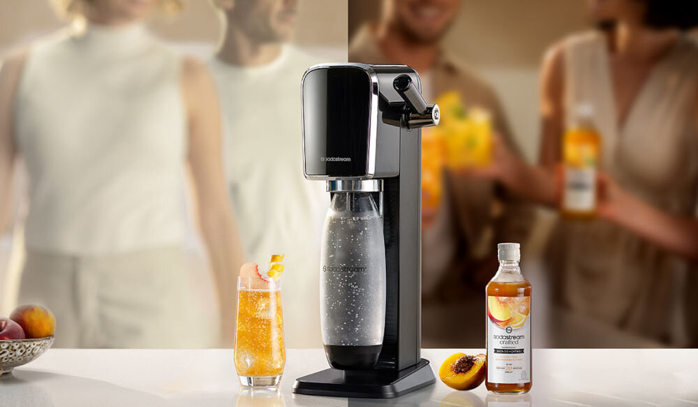 Syrop SODASTREAM Crafted Brzoskwinia i Imbir 330 ml niepowtarzalne napoje brzoskwinia pikantny imbir dodanie wody gazowanej wyjątkowy smak codzienności w ciągu dnia orzeźwiające moktajle ugaszenie pragnienia osłodzenie chwili relaksu gdy zapadnie zmrok wykwintne koktajle z dodatkiem alkoholu wodze fantazji eksperymentowanie do woli   