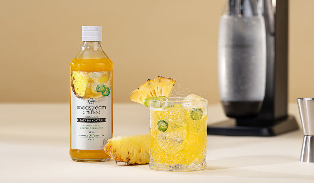 Syrop SODASTREAM Crafted Ananas i Jalapeno 330 ml rozpala zmysły