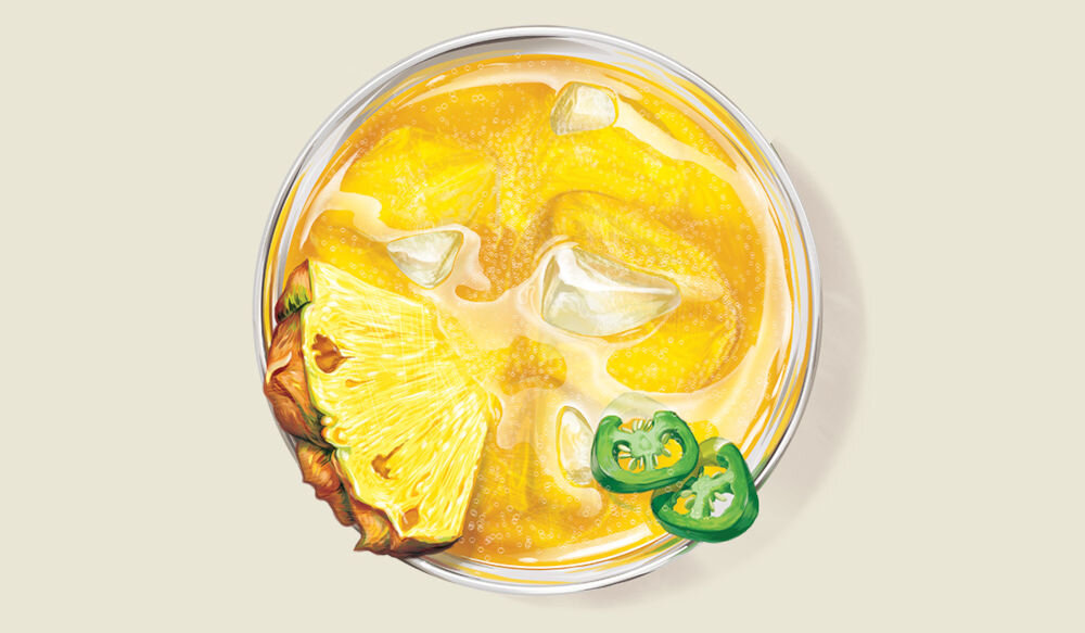 Syrop SODASTREAM Crafted Ananas i Jalapeno 330 ml do koktajli i mojtajli słodycz ananasa ognista nuta jalapeno niebanalne napoje rozbudzenie zmysłów dodanie charakteru kazdej chwili dodanie wody gazowanej niezwykłe napoje