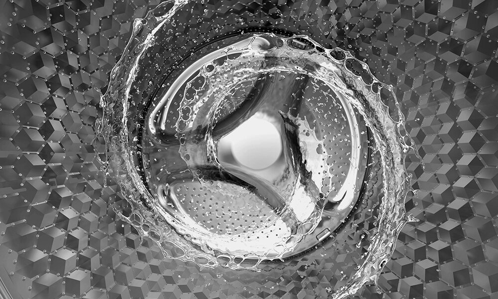 Pralka MIDEA MF110W60 W-PL 6kg 1000 obr program do czyszcznia bębna, usuwanie osadów, bakterii i resztek detergentów, dłuższa żywotność urządzenia