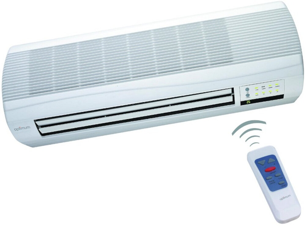 Kurtyna powietrzna OPTIMUM KP-1000 funkcję Otwarte Okno automatycznej kontroli temperatury czujnik automatycznie uruchamia grzanie