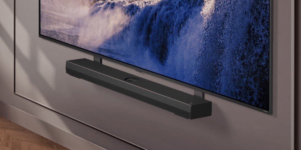 Телевізор LG 65QNED80T6A - Саундбар в гарній гармонії