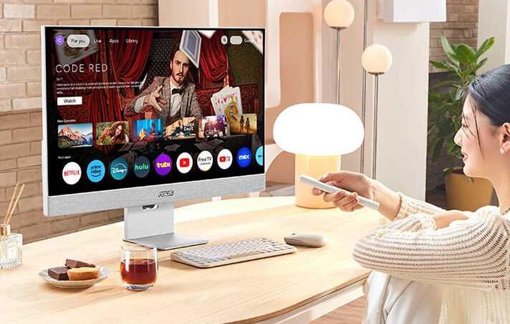 Monitor ASUS ZenScreen Smart MS27UC - 4K HDR i Google TV