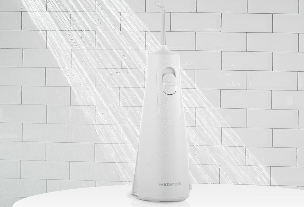 Irygator WATERPIK WF-21 Biały bezprzewodowy, przenośny, wodoodporny, do mniejszych łazienek, mobilny