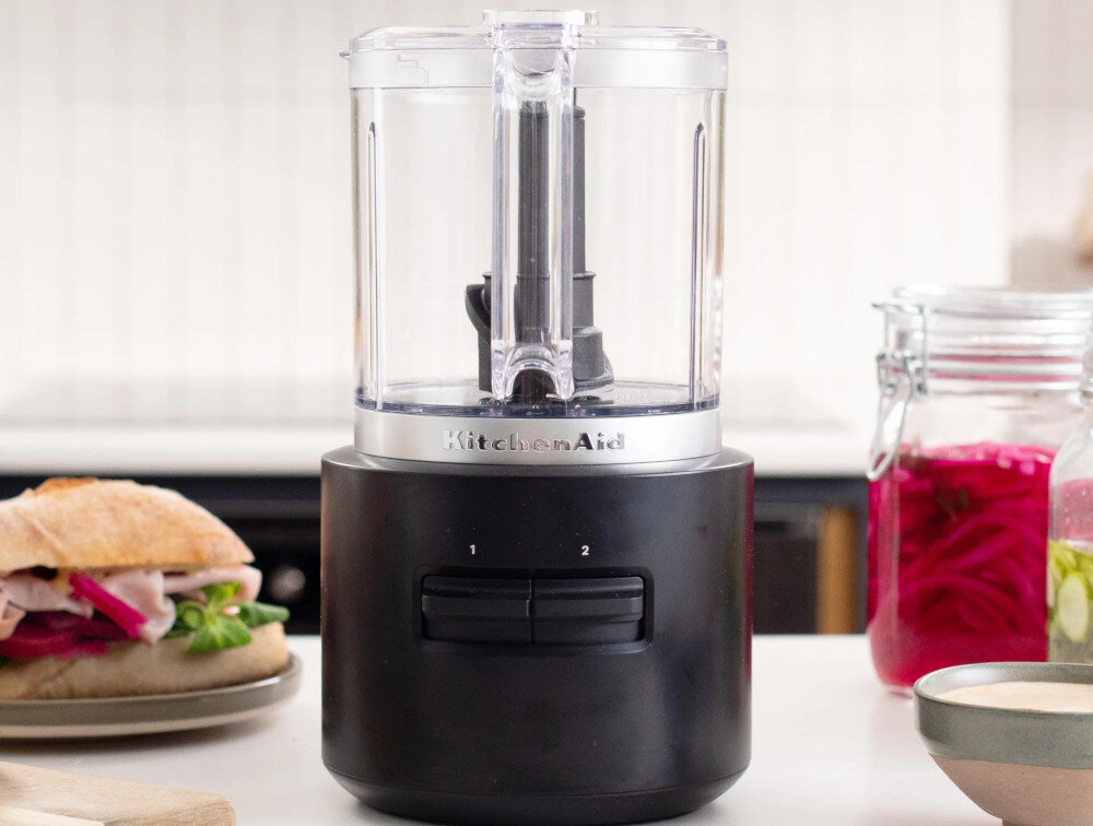 Malakser KITCHENAID 5KFCR500BM Czarny Kompaktowa konstrukcja wymiary wysokość szerokość głębokość Wydajny silnik prąd stały prędkość dostosowanie