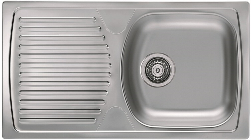 Zlewozmywak ALVEUS Basic 170 1084499K Len Przestronna komora wymiary Minimalna podbudowa